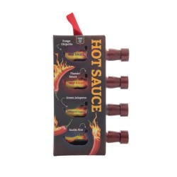 Funlab Hot Sauce to go 4-pk