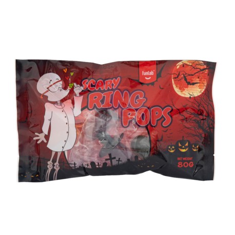 Funlab Scary Ring pops 80g
